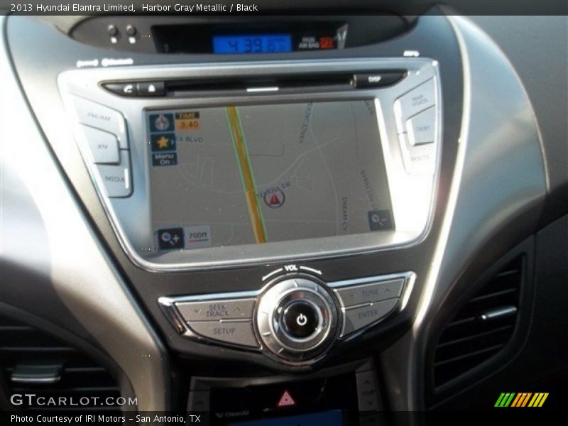 Harbor Gray Metallic / Black 2013 Hyundai Elantra Limited