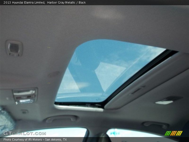 Harbor Gray Metallic / Black 2013 Hyundai Elantra Limited