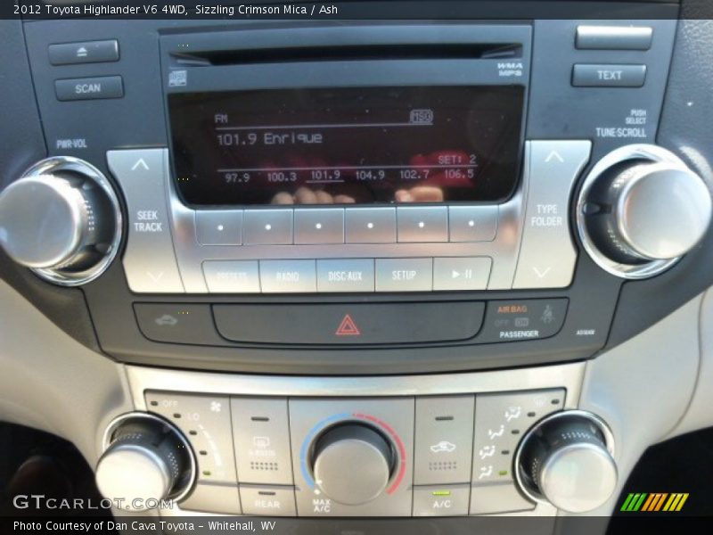 Sizzling Crimson Mica / Ash 2012 Toyota Highlander V6 4WD