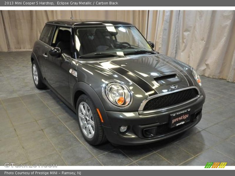 Eclipse Gray Metallic / Carbon Black 2013 Mini Cooper S Hardtop