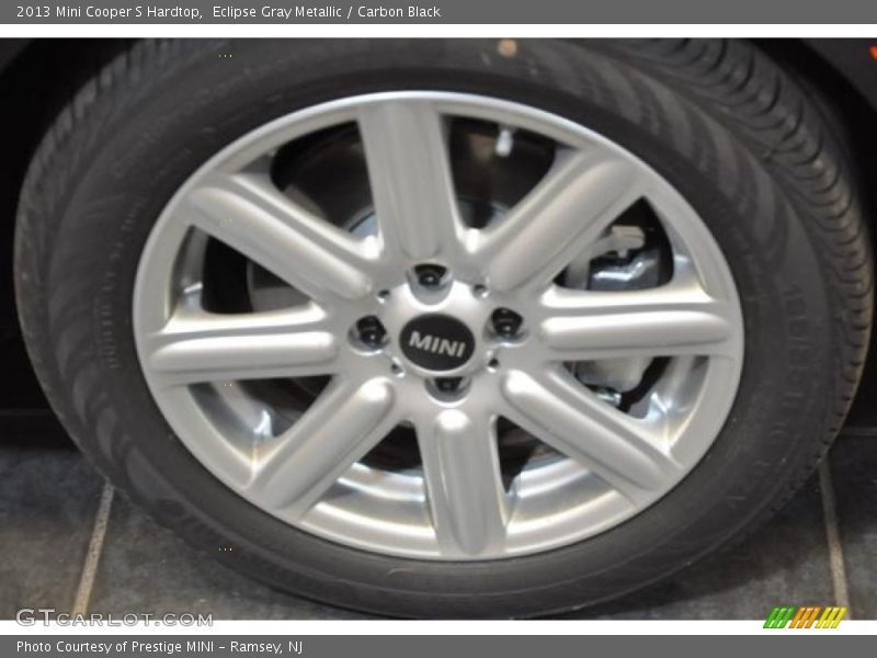 Eclipse Gray Metallic / Carbon Black 2013 Mini Cooper S Hardtop