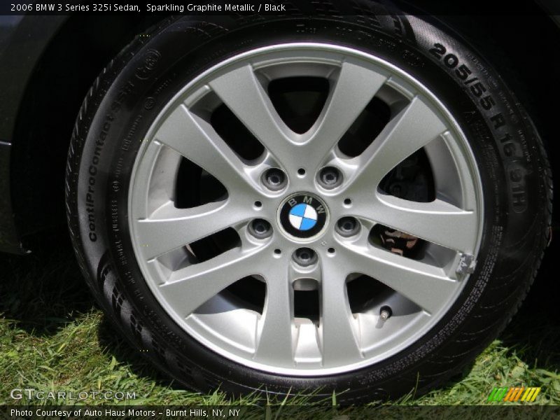 Sparkling Graphite Metallic / Black 2006 BMW 3 Series 325i Sedan