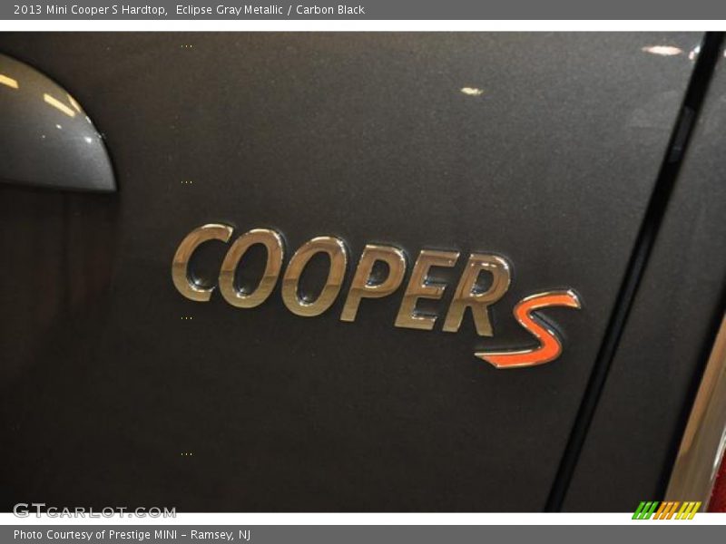 Eclipse Gray Metallic / Carbon Black 2013 Mini Cooper S Hardtop