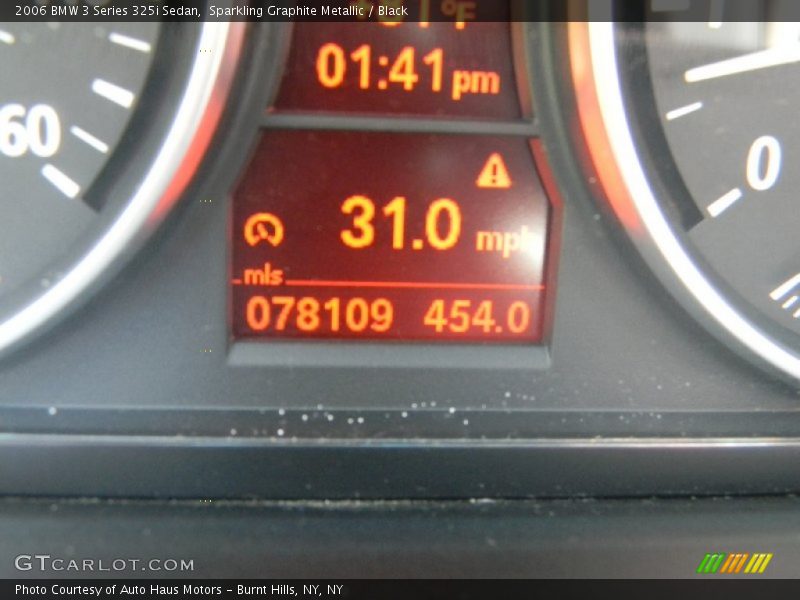 Sparkling Graphite Metallic / Black 2006 BMW 3 Series 325i Sedan