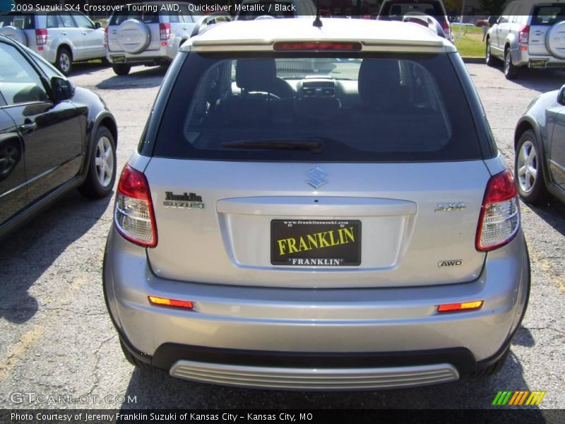 Quicksilver Metallic / Black 2009 Suzuki SX4 Crossover Touring AWD