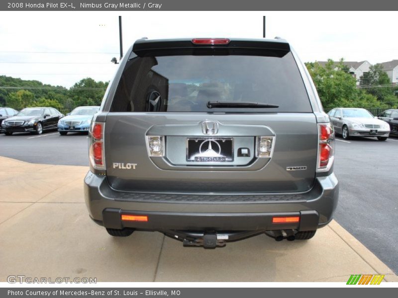 Nimbus Gray Metallic / Gray 2008 Honda Pilot EX-L