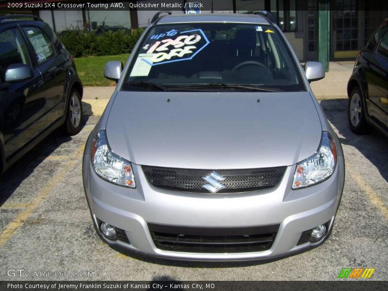 Quicksilver Metallic / Black 2009 Suzuki SX4 Crossover Touring AWD