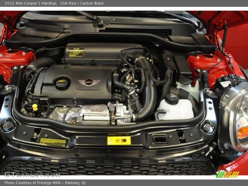 Chili Red / Carbon Black 2013 Mini Cooper S Hardtop