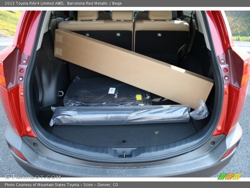 Barcelona Red Metallic / Beige 2013 Toyota RAV4 Limited AWD