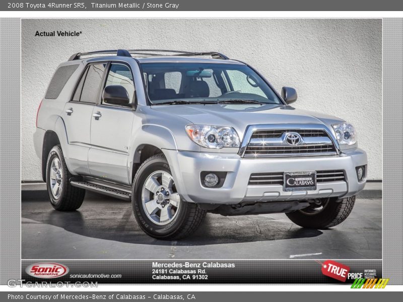 Titanium Metallic / Stone Gray 2008 Toyota 4Runner SR5