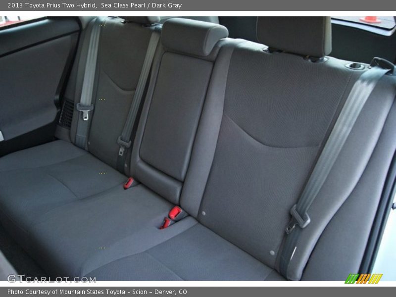 Sea Glass Pearl / Dark Gray 2013 Toyota Prius Two Hybrid