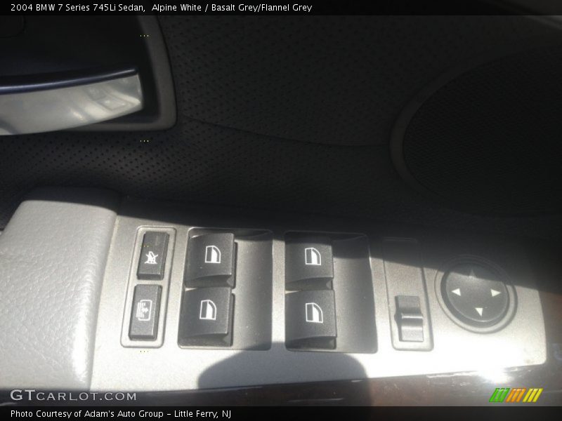 Alpine White / Basalt Grey/Flannel Grey 2004 BMW 7 Series 745Li Sedan