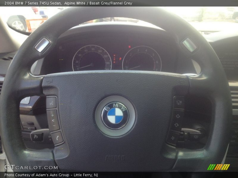 Alpine White / Basalt Grey/Flannel Grey 2004 BMW 7 Series 745Li Sedan