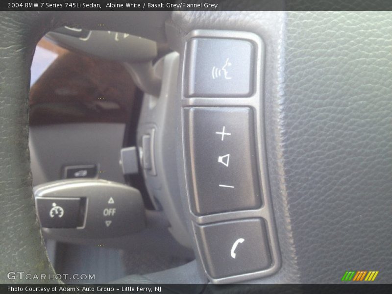 Alpine White / Basalt Grey/Flannel Grey 2004 BMW 7 Series 745Li Sedan