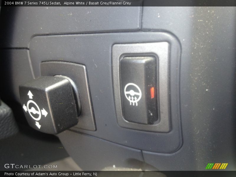 Alpine White / Basalt Grey/Flannel Grey 2004 BMW 7 Series 745Li Sedan