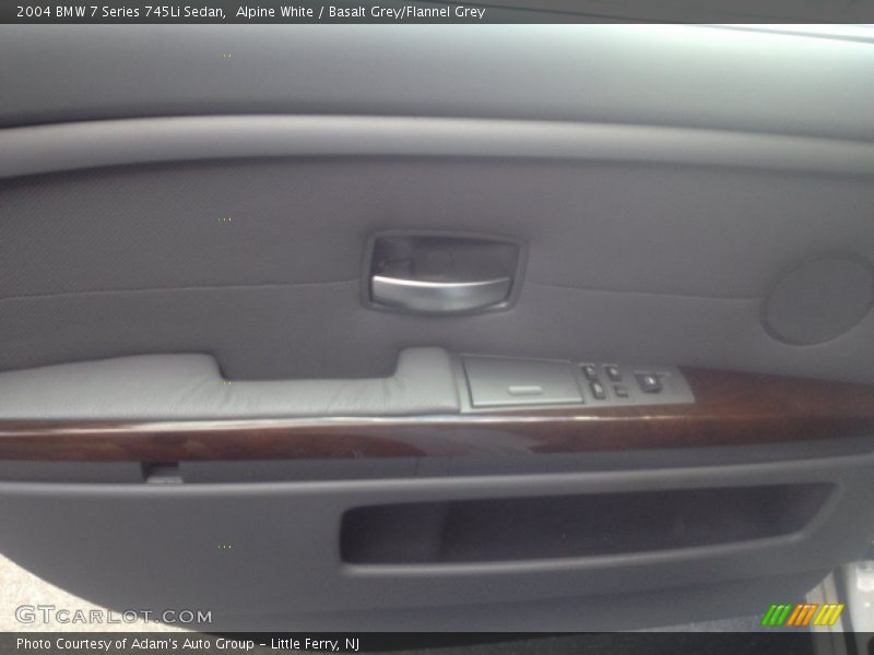 Alpine White / Basalt Grey/Flannel Grey 2004 BMW 7 Series 745Li Sedan