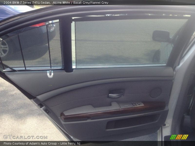 Alpine White / Basalt Grey/Flannel Grey 2004 BMW 7 Series 745Li Sedan