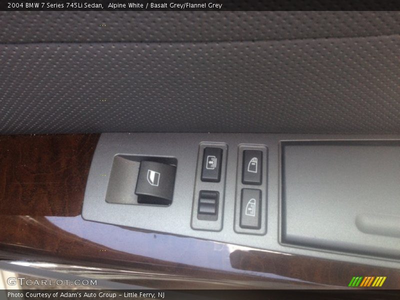 Alpine White / Basalt Grey/Flannel Grey 2004 BMW 7 Series 745Li Sedan