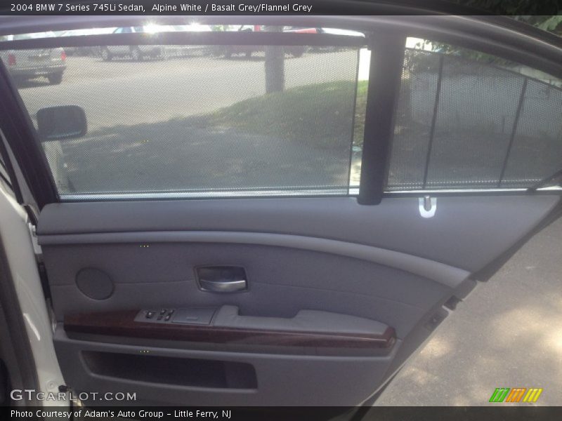 Alpine White / Basalt Grey/Flannel Grey 2004 BMW 7 Series 745Li Sedan