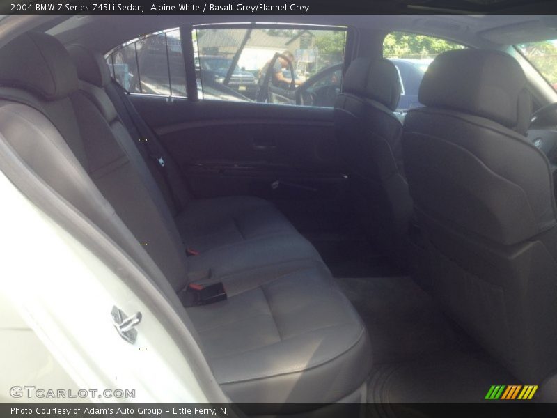Alpine White / Basalt Grey/Flannel Grey 2004 BMW 7 Series 745Li Sedan