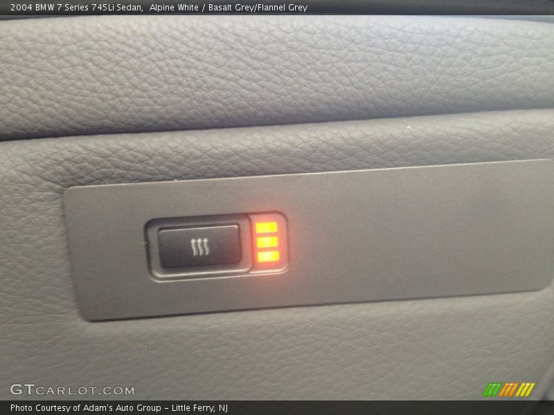 Alpine White / Basalt Grey/Flannel Grey 2004 BMW 7 Series 745Li Sedan