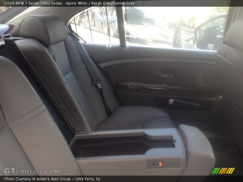 Alpine White / Basalt Grey/Flannel Grey 2004 BMW 7 Series 745Li Sedan