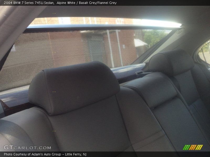 Alpine White / Basalt Grey/Flannel Grey 2004 BMW 7 Series 745Li Sedan