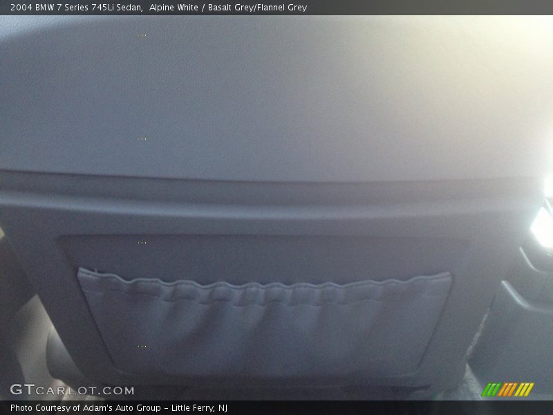 Alpine White / Basalt Grey/Flannel Grey 2004 BMW 7 Series 745Li Sedan