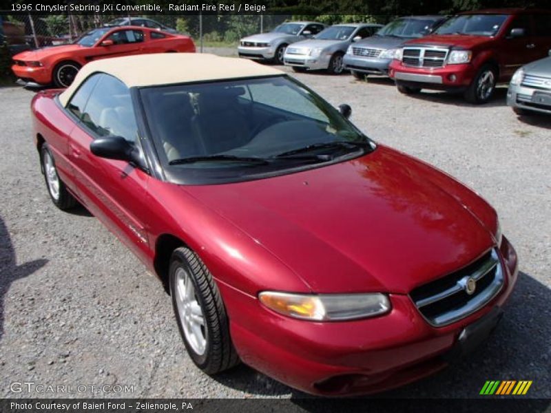 Front 3/4 View of 1996 Sebring JXi Convertible