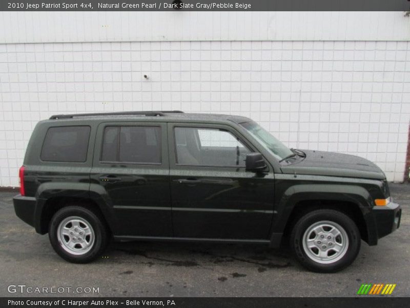 Natural Green Pearl / Dark Slate Gray/Pebble Beige 2010 Jeep Patriot Sport 4x4