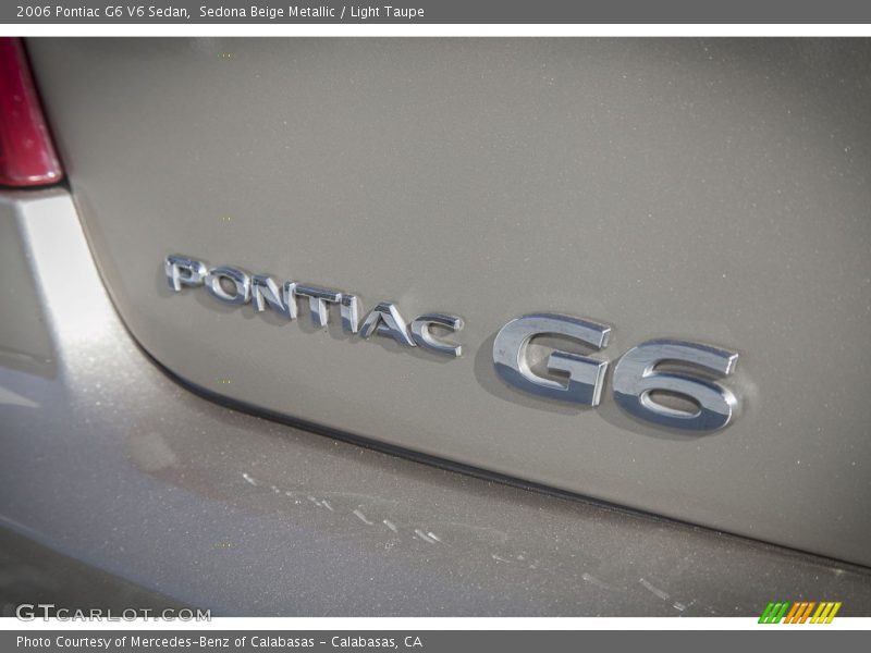 Sedona Beige Metallic / Light Taupe 2006 Pontiac G6 V6 Sedan