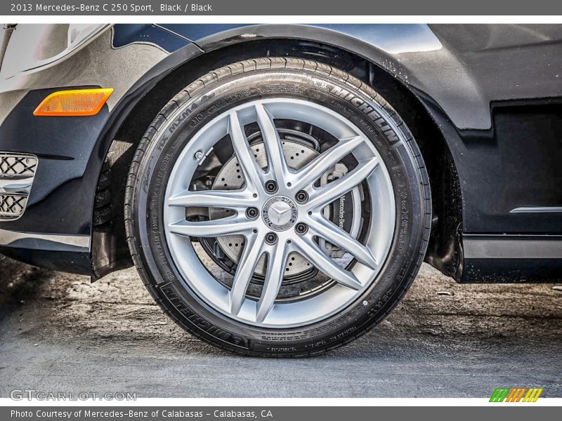 Black / Black 2013 Mercedes-Benz C 250 Sport