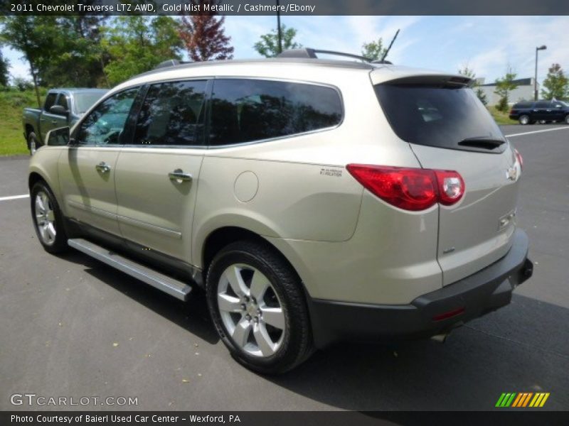 Gold Mist Metallic / Cashmere/Ebony 2011 Chevrolet Traverse LTZ AWD