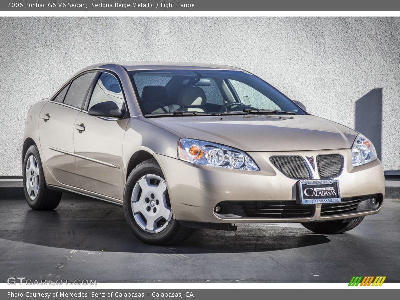 Sedona Beige Metallic / Light Taupe 2006 Pontiac G6 V6 Sedan