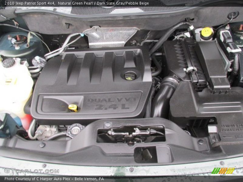 Natural Green Pearl / Dark Slate Gray/Pebble Beige 2010 Jeep Patriot Sport 4x4