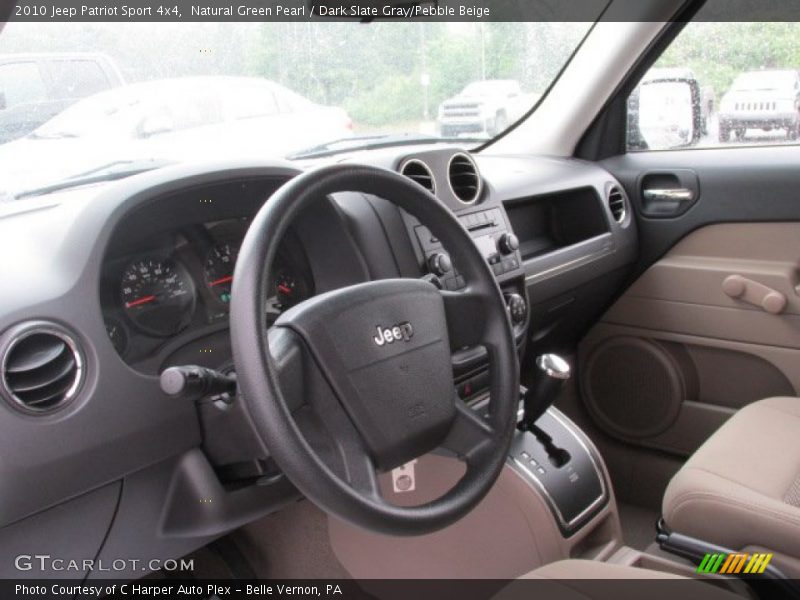 Natural Green Pearl / Dark Slate Gray/Pebble Beige 2010 Jeep Patriot Sport 4x4