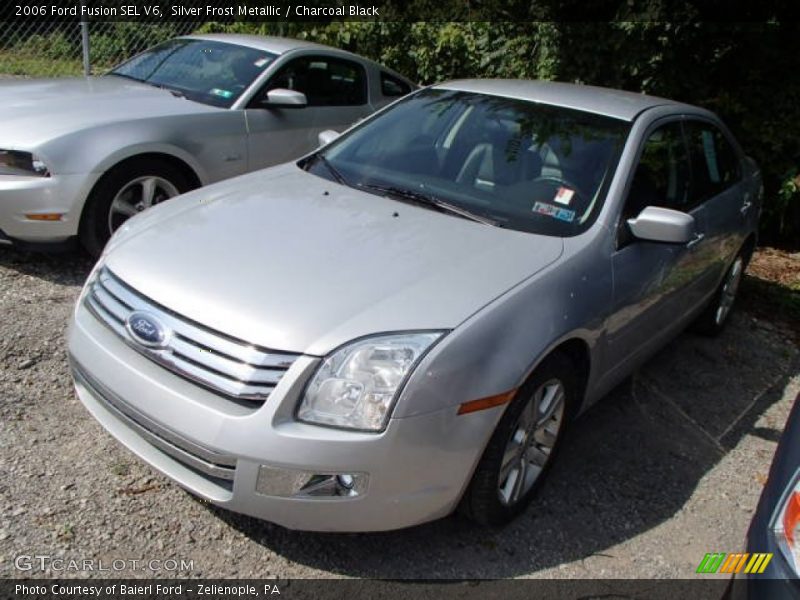 Silver Frost Metallic / Charcoal Black 2006 Ford Fusion SEL V6