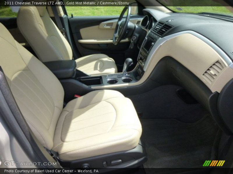 Gold Mist Metallic / Cashmere/Ebony 2011 Chevrolet Traverse LTZ AWD