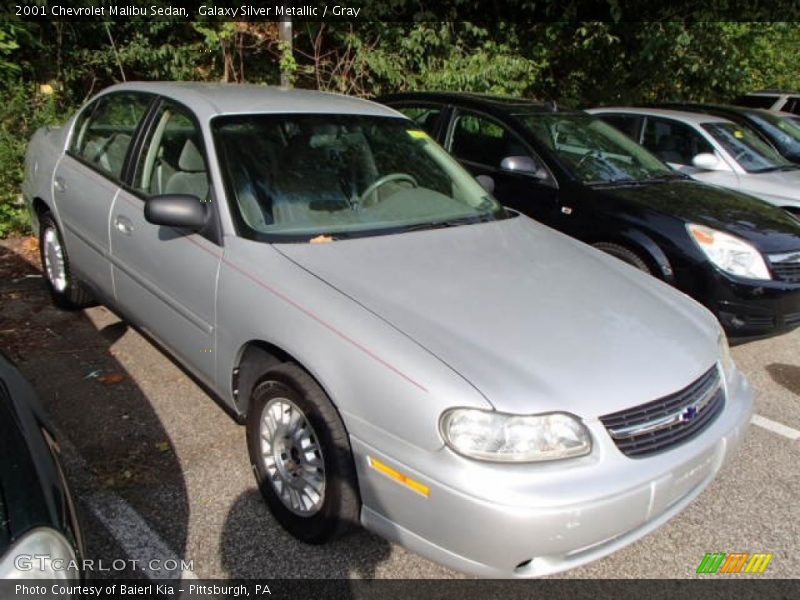 Galaxy Silver Metallic / Gray 2001 Chevrolet Malibu Sedan
