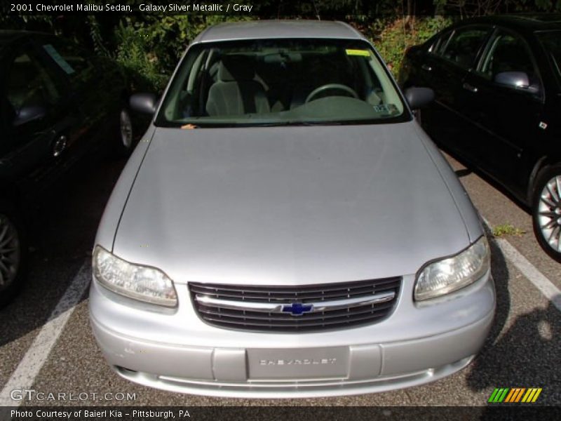 Galaxy Silver Metallic / Gray 2001 Chevrolet Malibu Sedan