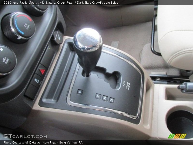 Natural Green Pearl / Dark Slate Gray/Pebble Beige 2010 Jeep Patriot Sport 4x4
