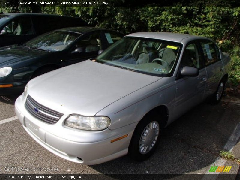 Galaxy Silver Metallic / Gray 2001 Chevrolet Malibu Sedan