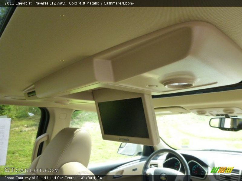 Gold Mist Metallic / Cashmere/Ebony 2011 Chevrolet Traverse LTZ AWD