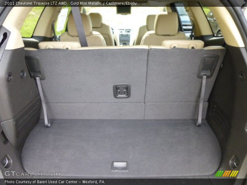 Gold Mist Metallic / Cashmere/Ebony 2011 Chevrolet Traverse LTZ AWD