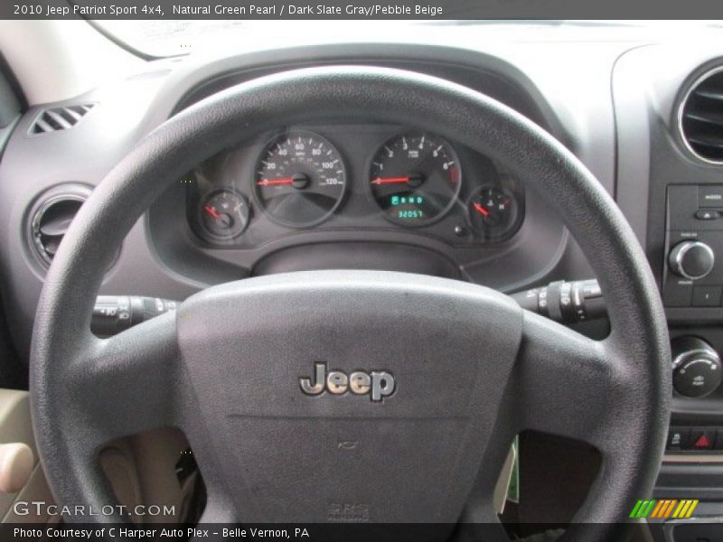 Natural Green Pearl / Dark Slate Gray/Pebble Beige 2010 Jeep Patriot Sport 4x4