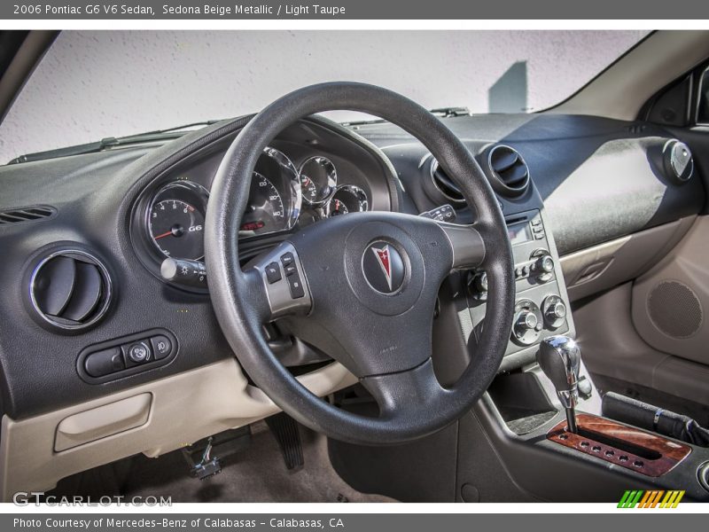 Sedona Beige Metallic / Light Taupe 2006 Pontiac G6 V6 Sedan
