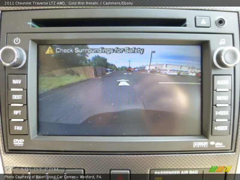 Gold Mist Metallic / Cashmere/Ebony 2011 Chevrolet Traverse LTZ AWD