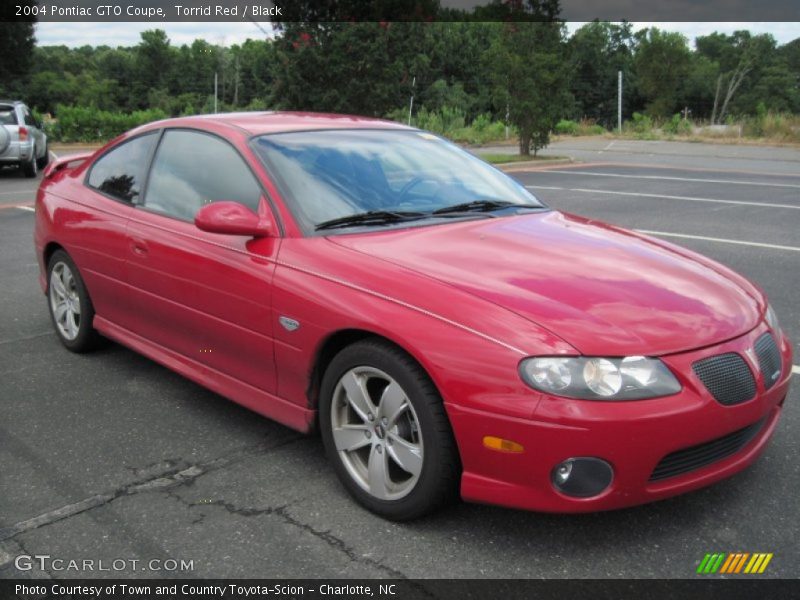 Torrid Red / Black 2004 Pontiac GTO Coupe