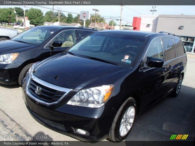 Nighthawk Black Pearl / Black 2008 Honda Odyssey Touring