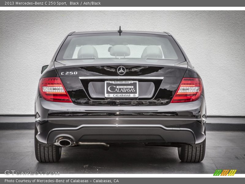 Black / Ash/Black 2013 Mercedes-Benz C 250 Sport